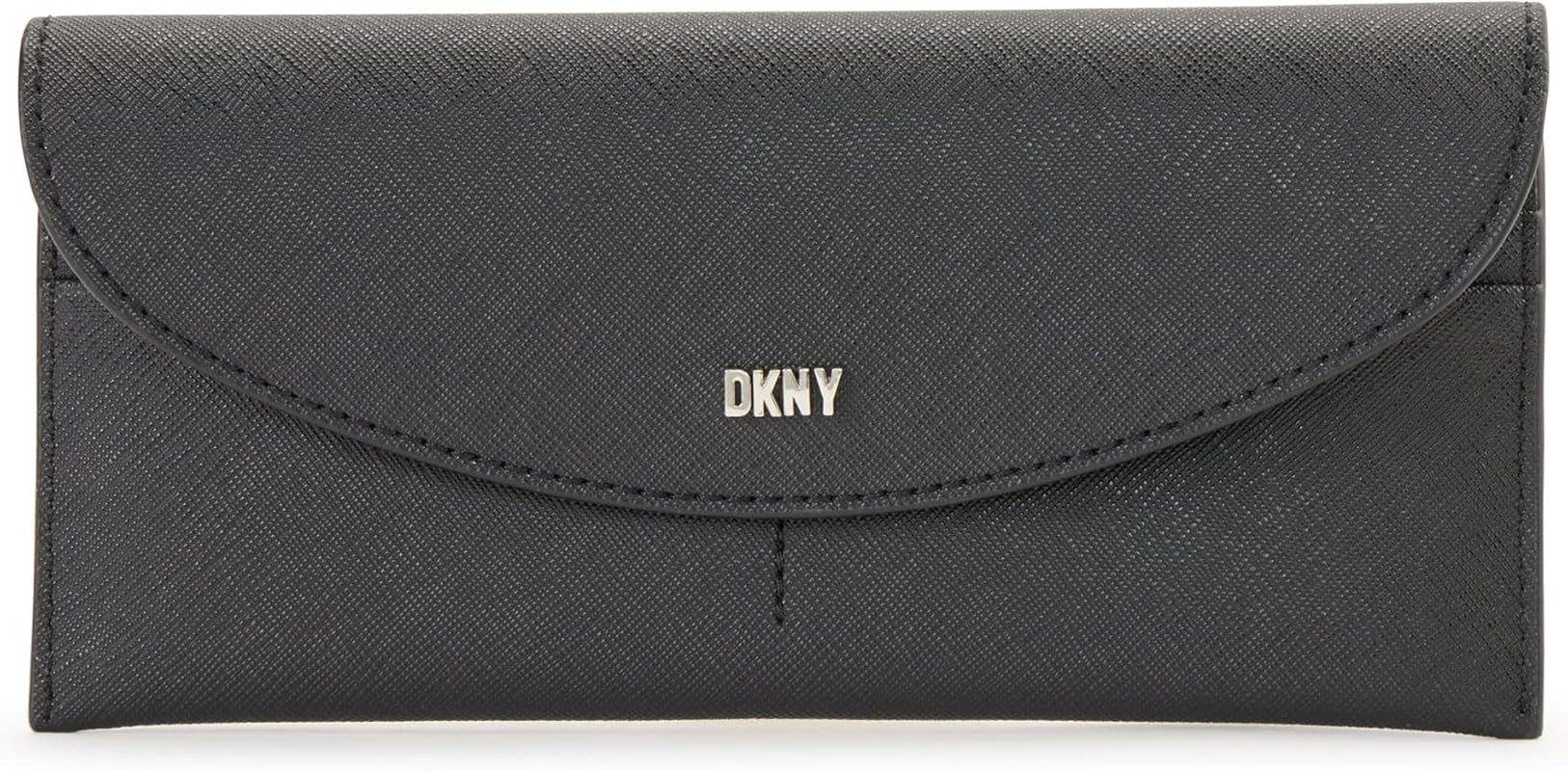 Dámská peněženka DKNY Phoenix Flap Wallet Naty Shop černá/stříbrná Jedna velikost padne všem