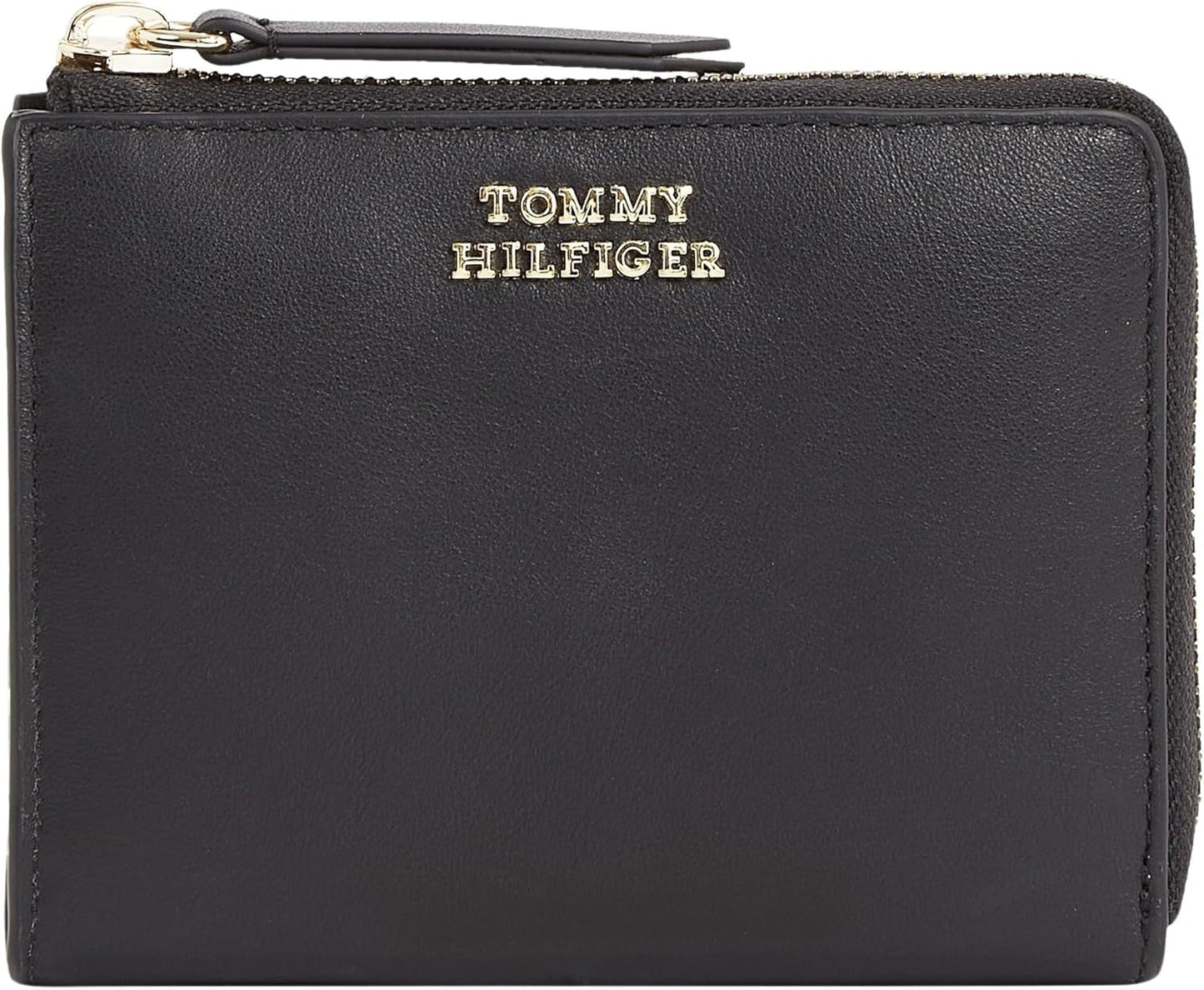 Dámská peněženka Tommy Hilfiger HILFIGER LEATHER MED ZA, černá (Black), OS Dámská peněženka Naty Shop Výchozí název