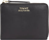 Dámská peněženka Tommy Hilfiger HILFIGER LEATHER MED ZA, černá (Black), OS Dámská peněženka Naty Shop Výchozí název