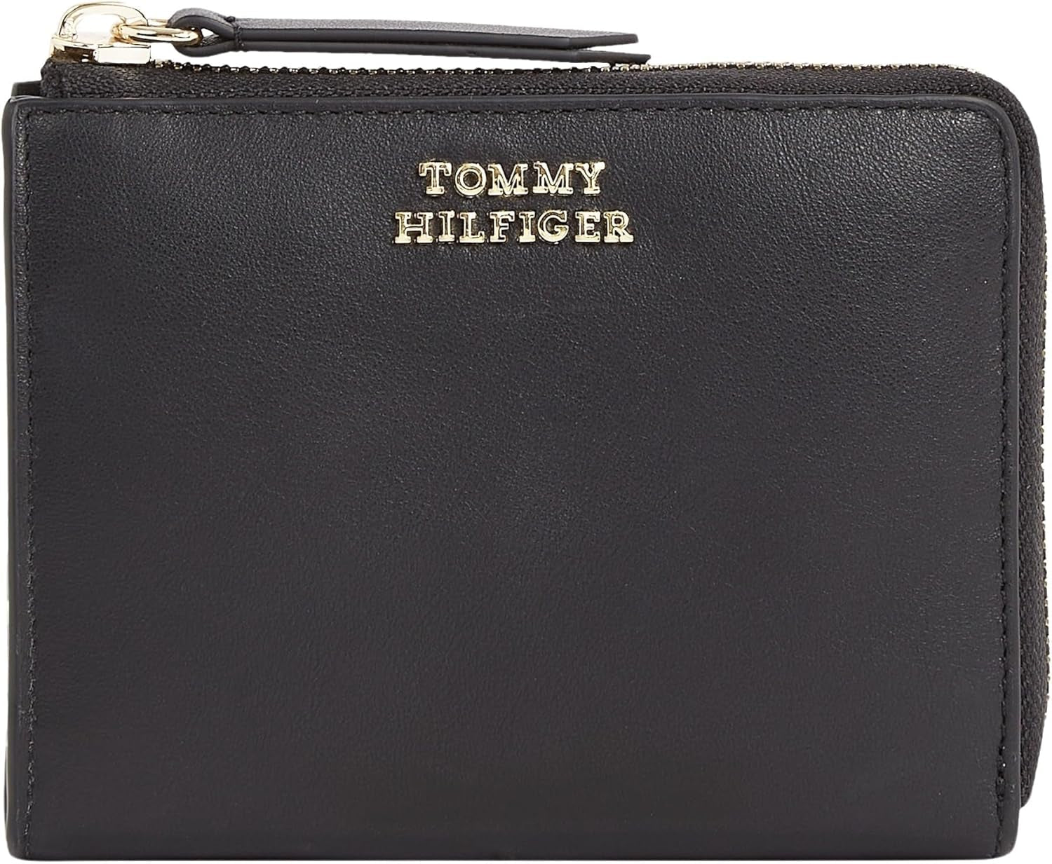 Dámská peněženka Tommy Hilfiger HILFIGER LEATHER MED ZA, černá (Black), OS Dámská peněženka Naty Shop Výchozí název