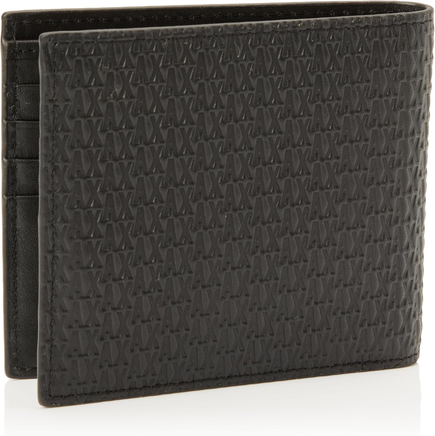 Elba, Essential, Mini Metal Logo Bi-Fold Peněženka pro muže Armani Exchange Pánská peněženka Naty Shop