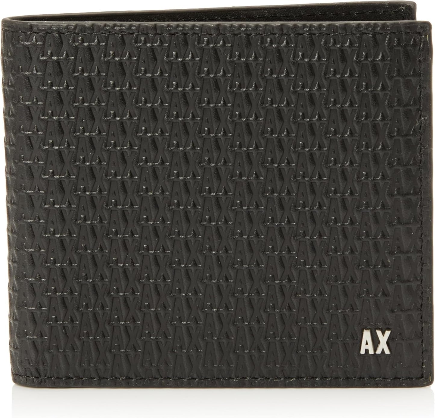 Elba, Essential, Mini Metal Logo Bi-Fold Peněženka pro muže Pánská peněženka Armani Exchange Naty Shop Výchozí název