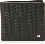 Elba, Essential, Mini Metal Logo Bi-Fold Peněženka pro muže Pánská peněženka Armani Exchange Naty Shop Výchozí název