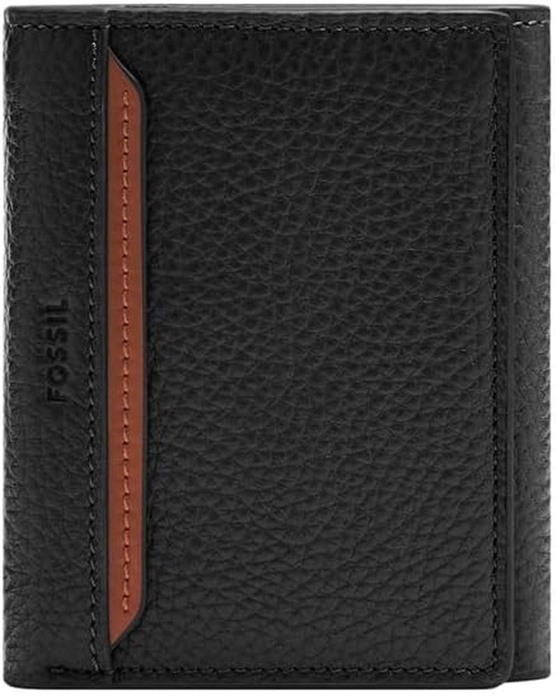 Pánská peněženka Fossil Huntington Tri-Fold Pánská peněženka Naty Shop Black S