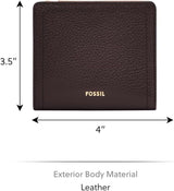 Fossil Logan Bi-Fold Wallet for Women, Brown Naty Shop Women's Wallet