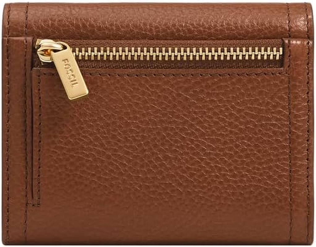 Dámská peněženka Fossil Logan Tri-Fold, hnědá dámská peněženka Naty Shop