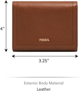 Dámská peněženka Fossil Logan Tri-Fold, hnědá dámská peněženka Naty Shop