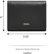 Dámská peněženka Fossil Logan Tri-Fold, Černá dámská peněženka Naty Shop