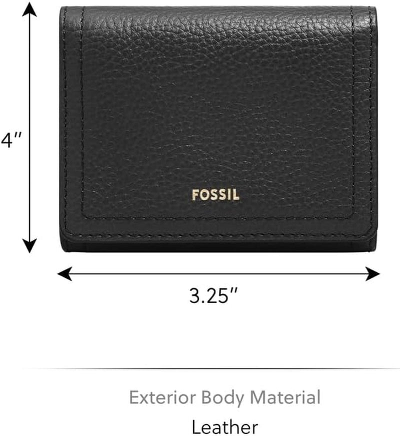 Dámská peněženka Fossil Logan Tri-Fold, Černá dámská peněženka Naty Shop