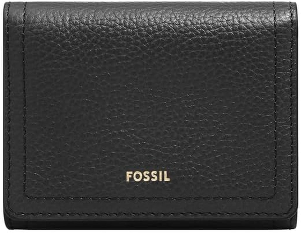 Fossil Logan Tri-Fold Wallet for Women, Black Naty Shop Women's Wallet Výchozí název