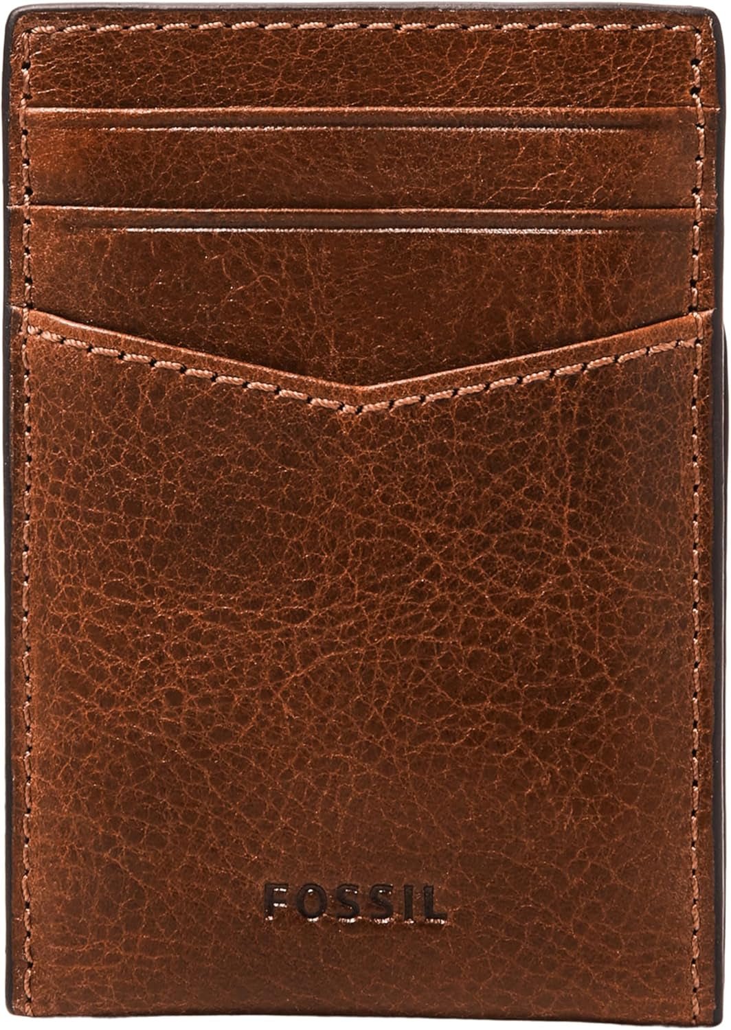 Fossil Pánská peněženka Andrew Leather Card Cognac 7,2 cm D x 0,5 cm Š x 10 cm V ML4173222 Pánská peněženka Naty Shop Výchozí název
