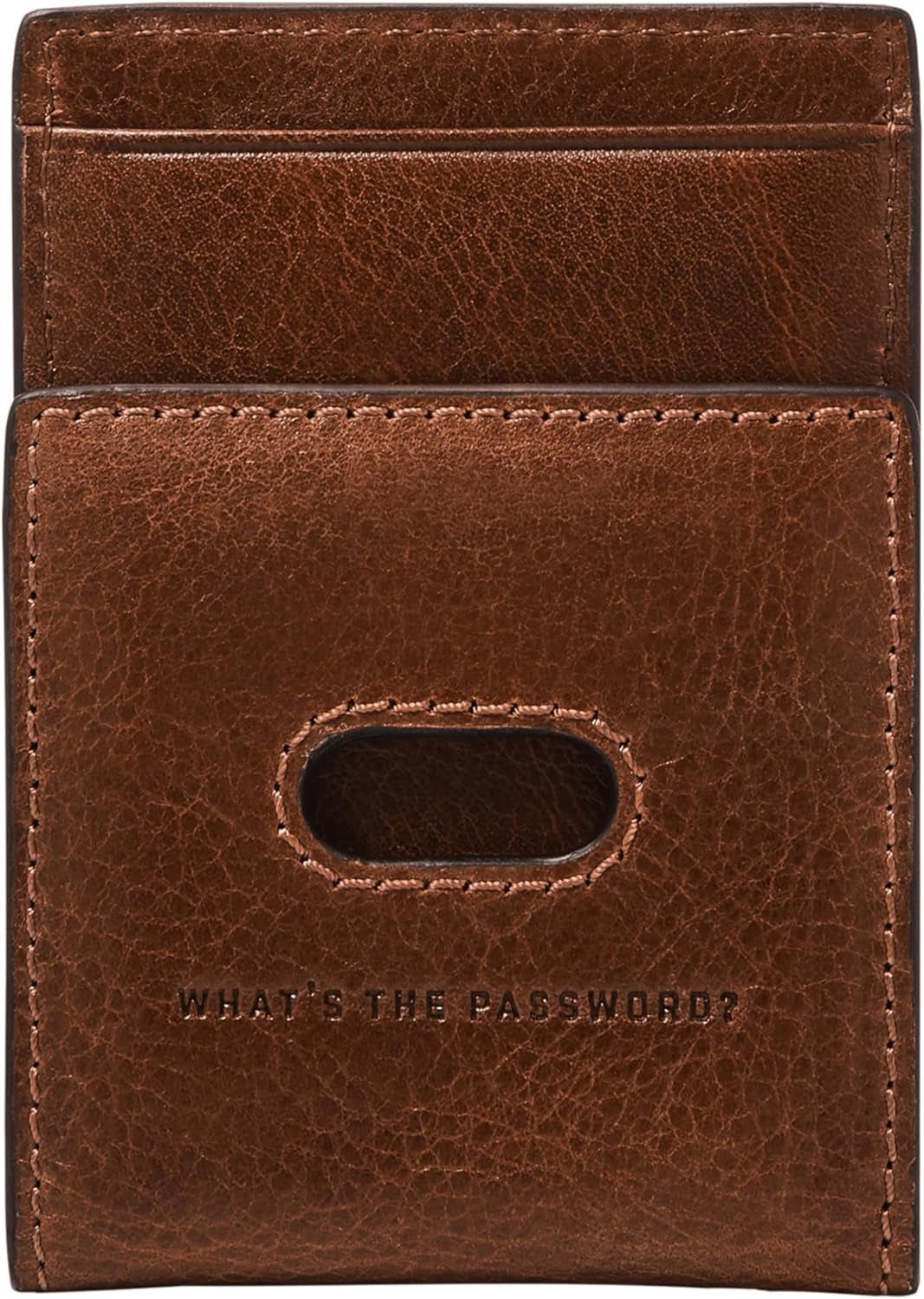 Fossil Pánská peněženka Andrew, koňaková kožená peněženka 7,2 cm D x 0,5 cm Š x 10 cm V ML4173222 Pánská peněženka Naty Shop