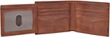 Pánská peněženka Quinn Fossil – 100% hnědá kůže Bifold 11,5 cm D x 2 cm Š x 9 cm V ML3644200 Pánská peněženka Naty Shop