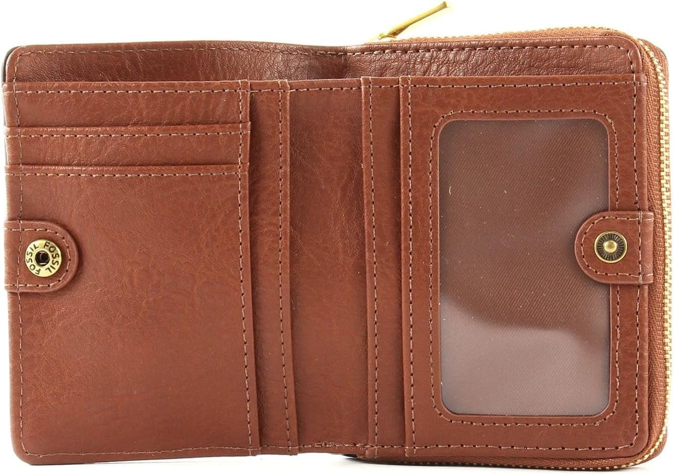 Dámská multifunkční hnědá kožená peněženka Fossil Logan 11,1 cm D x 2,5 cm Š x 8,9 cm V SL7923200 Dámská peněženka Naty Shop