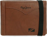 Peněženka Pepe Jeans bunda s elastickým páskem, jedna velikost Pánská peněženka Naty Shop Brown