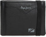 Peněženka Pepe Jeans bunda s elastickým páskem, jedna velikost Pánská peněženka Naty Shop Black