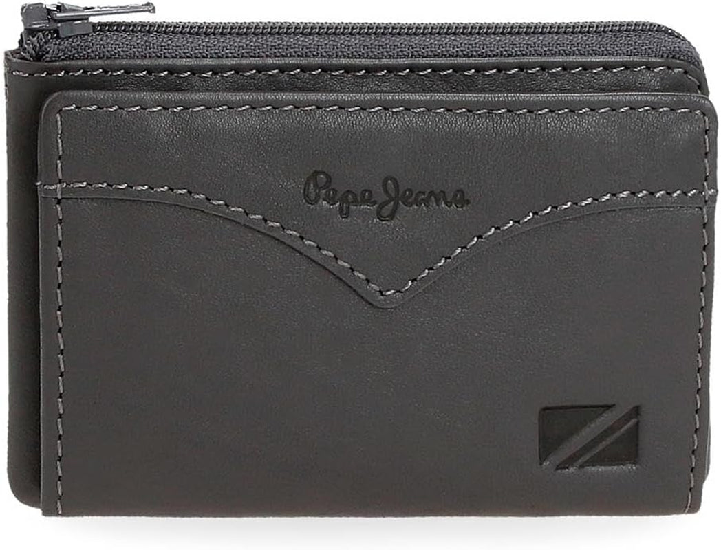 Peněženka Pepe Jeans bunda s držákem na karty, jedna velikost Pánská peněženka Naty Shop Grey