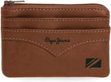 Peněženka Pepe Jeans bunda, one size Pánská peněženka Naty Shop Brown