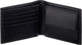 Pánská peněženka Armani Exchange Essential Wallet Jednoduchý tisk loga Černá pánská peněženka Naty Shop