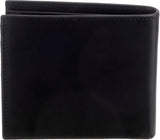 Pánská peněženka Armani Exchange Essential Wallet Jednoduchý tisk loga Černá pánská peněženka Naty Shop