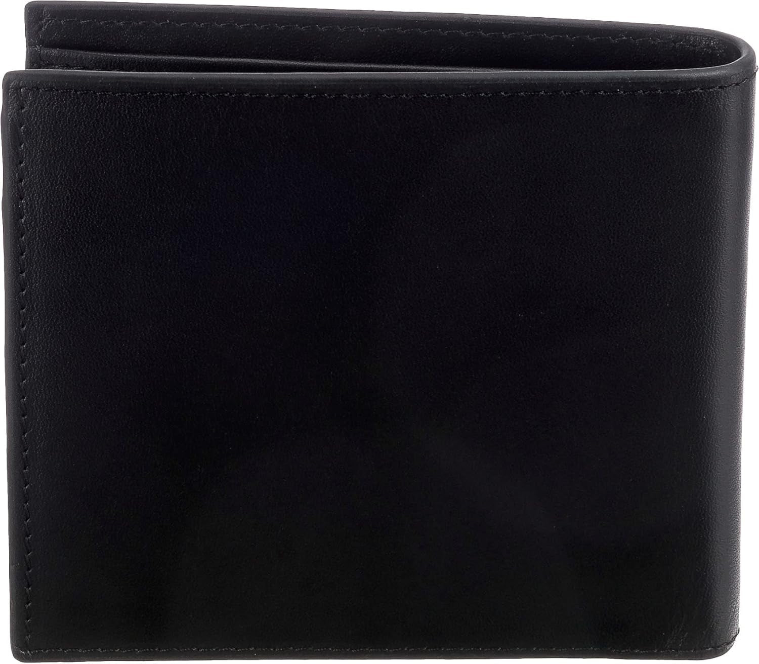 Pánská peněženka Armani Exchange Essential Wallet Jednoduchý tisk loga Černá pánská peněženka Naty Shop