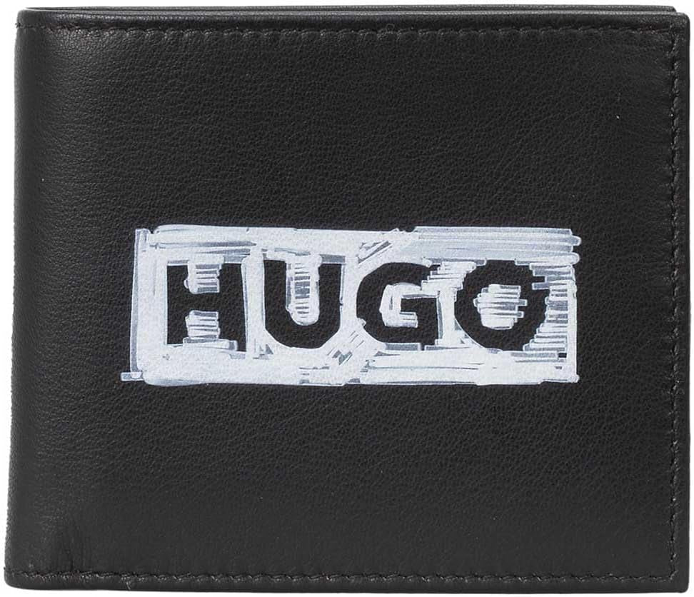 Pánská peněženka HUGO Brock_8cc, Black1 Pánská peněženka Naty Shop Výchozí název