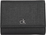 Calvin Klein dámská denní střední trojdílná peněženka Klein, černá (Ck Black), dámská peněženka životní velikosti Naty Shop Výchozí název