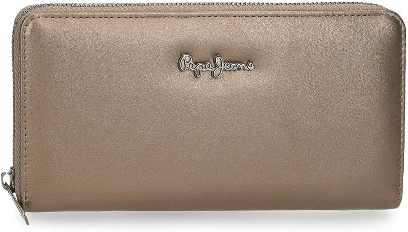 Pepe Jeans Ruby peněženka, peněženka, peněženka, vyrobená z polyesteru s detaily z umělé kůže. Přihrádky, zipy. Od Joumma Bags Dámská peněženka Naty Shop Rubin Ruby Wallet