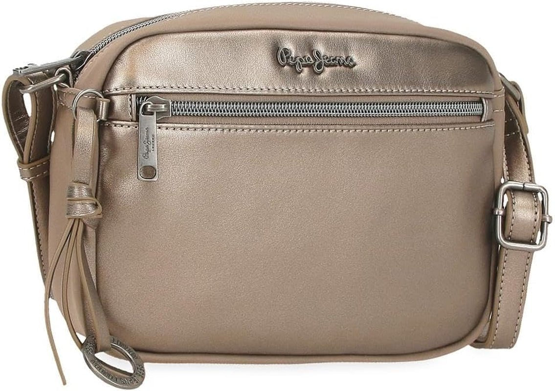 Pepe Jeans Ruby peněženka, peněženka, peněženka, vyrobená z polyesteru s detaily z umělé kůže. Přihrádky, zipy. Od Joumma Bags Dámská peněženka Naty Shop Rubin Ramenní popruh