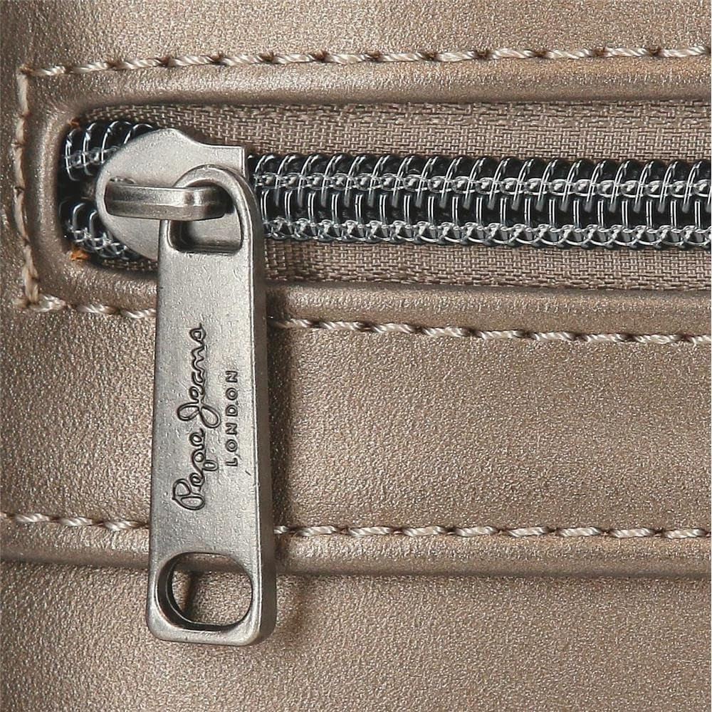 Pepe Jeans Ruby peněženka, peněženka, peněženka, vyrobená z polyesteru s detaily z umělé kůže. Přihrádky, zipy. Od Joumma Bags Dámská peněženka Naty Shop