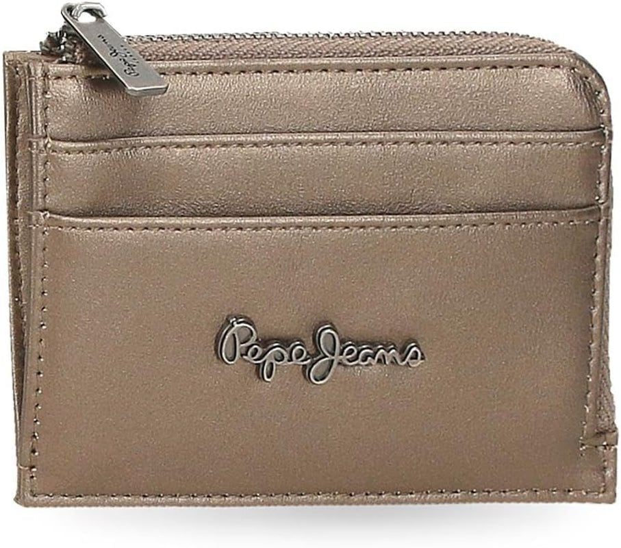 Pepe Jeans Ruby peněženka, peněženka, peněženka, vyrobená z polyesteru s detaily z umělé kůže. Přihrádky, zipy. Od Joumma Bags Dámská peněženka Naty Shop Rubin Peněženka