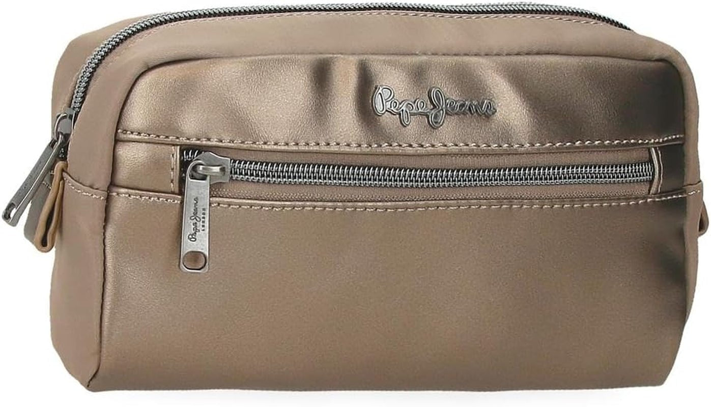 Pepe Jeans Ruby peněženka, peněženka, peněženka, vyrobená z polyesteru s detaily z umělé kůže. Přihrádky, zipy. Od Joumma Bags Dámská peněženka Naty Shop Rubin Malá toaletní taška