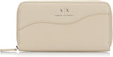 Dámská peněženka Armani Exchange Essential Wave Pisco Silver Logo Tri-Fold Wallet Naty Shop Dámská peněženka Výchozí název