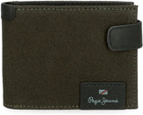 Peněženky Pepe Jeans Hilltop Peněženky Peněženky Casual kůže. Od Joumma Bags Pánská peněženka Naty Shop Zelená horizontální peněženka