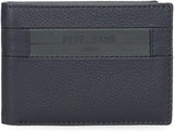 Pepe Jeans Checkbox Hovězí kůže Peněženky a peněženky Černá Hnědá Modrá Šedá Pánská peněženka Naty Shop Modrá Peněženka Checkbox