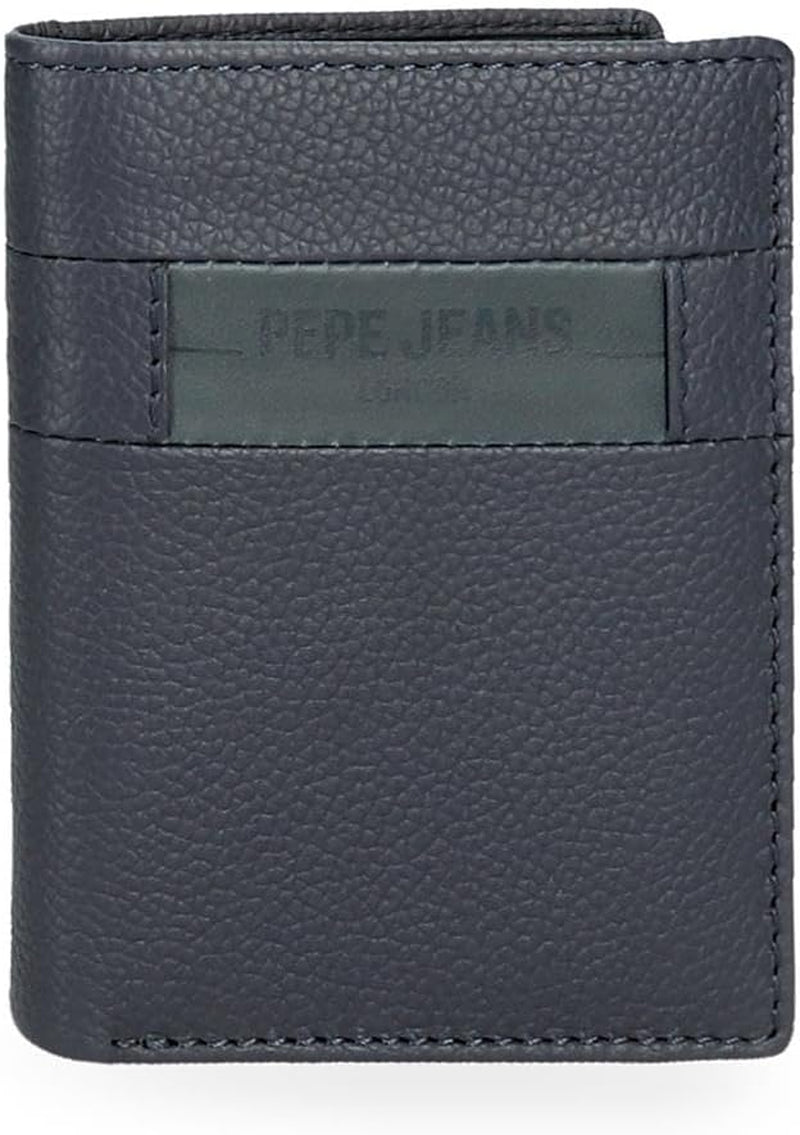 Pepe Jeans Checkbox Hovězí kůže Peněženky a peněženky Černá Hnědá Modrá Šedá Pánská peněženka Naty Shop Modrá Aktovka