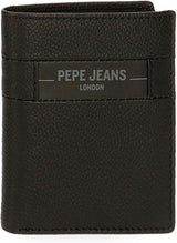 Peněženky a peněženky Pepe Jeans Checkbox Hovězí kůže, černá, hnědá, modrá a šedá - Naty Shop