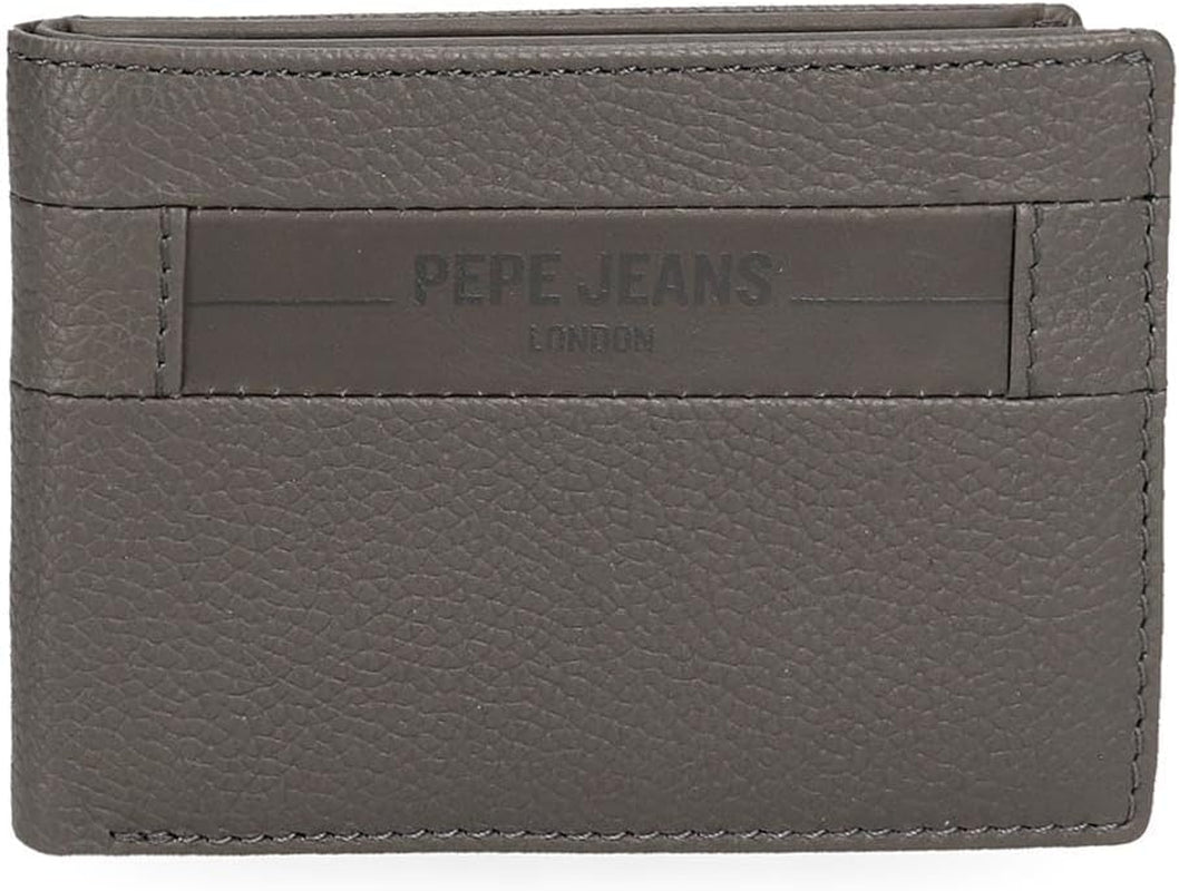 Peněženky a peněženky Pepe Jeans Checkbox Hovězí kůže, černá, hnědá, modrá a šedá - Naty Shop