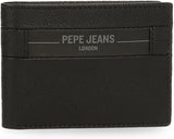 Peněženky a peněženky Pepe Jeans Checkbox Hovězí kůže, černá, hnědá, modrá a šedá - Naty Shop