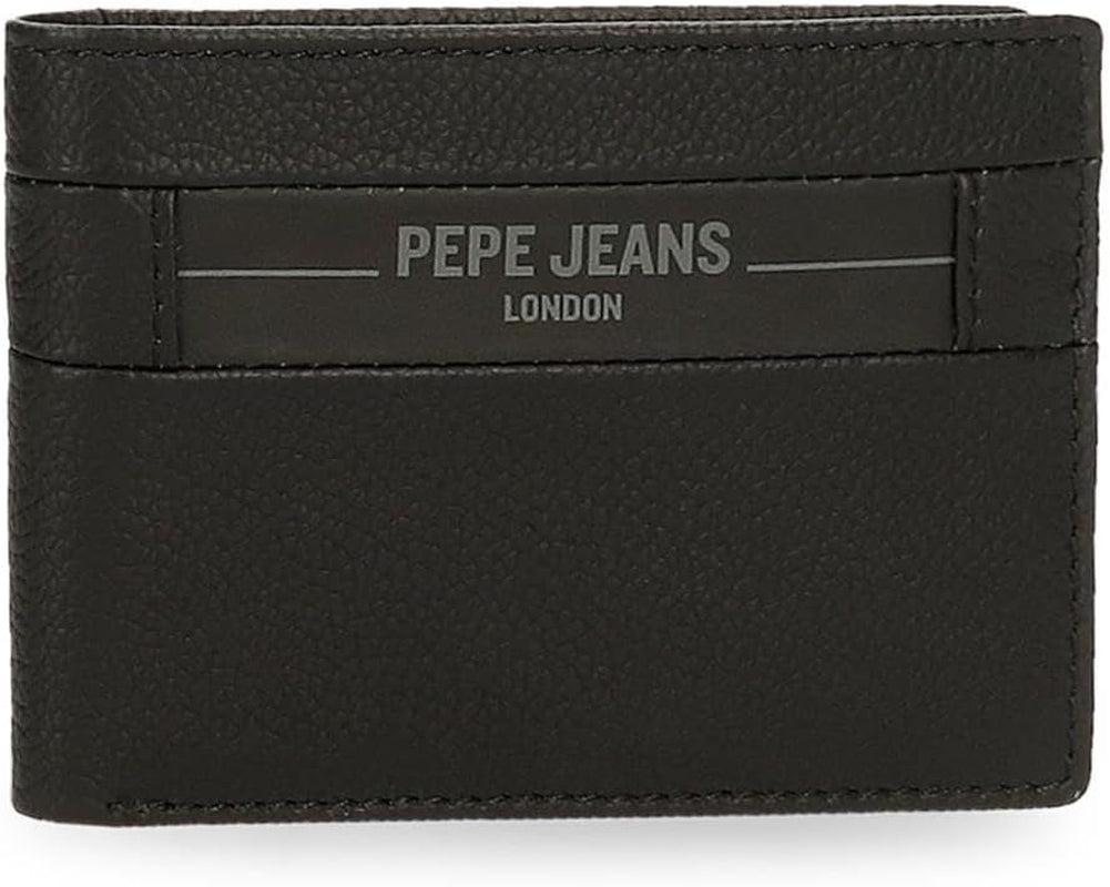 Peněženky a peněženky Pepe Jeans Checkbox Hovězí kůže, černá, hnědá, modrá a šedá - Naty Shop