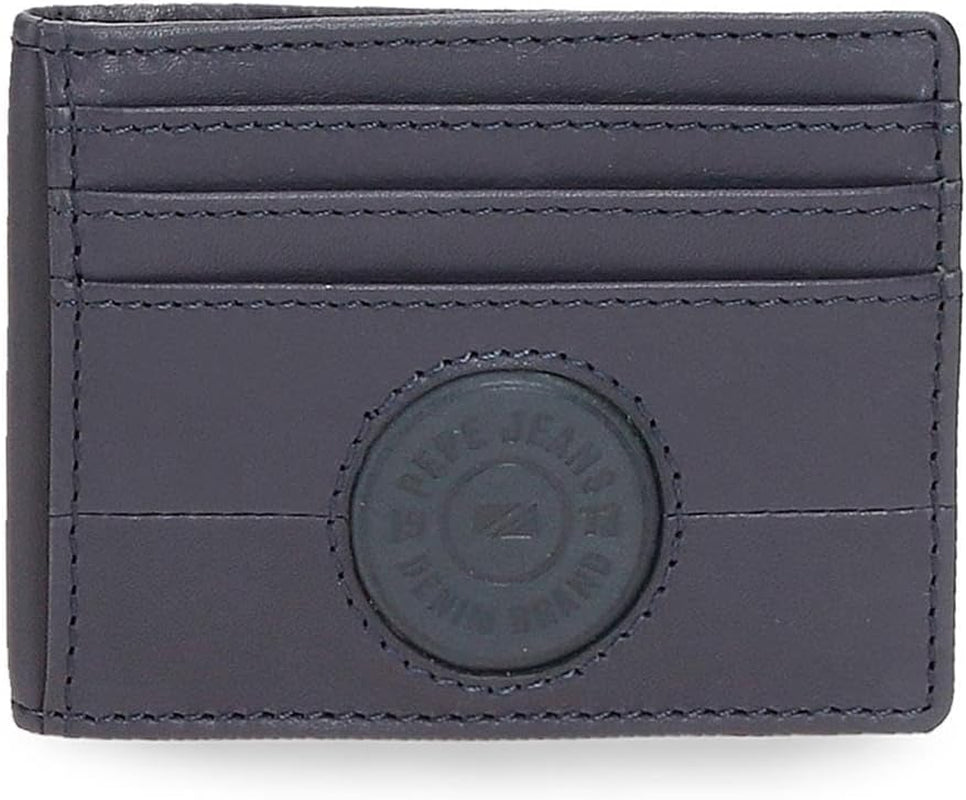Peněženky a peněženky z hovězí kůže Pepe Jeans Cracker, černá, hnědá, zelená, různé velikosti - Naty Shop