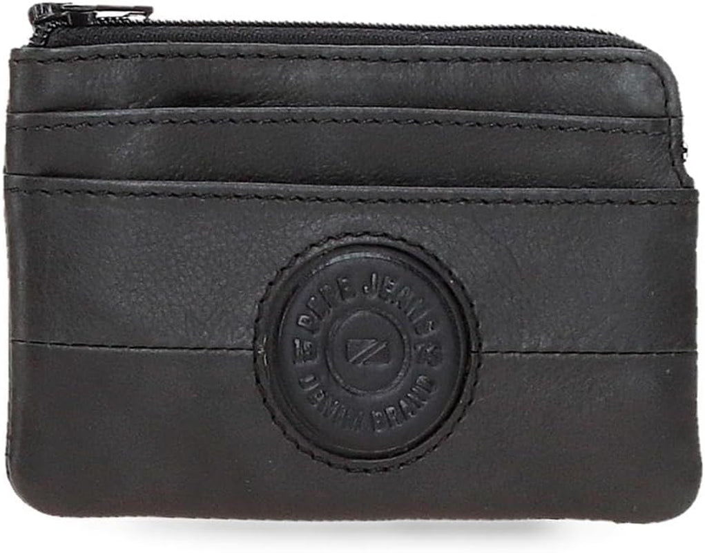 Peněženky a peněženky z hovězí kůže Pepe Jeans Cracker, černá, hnědá, zelená, různé velikosti - Naty Shop