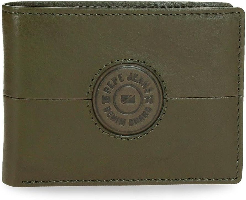 Peněženky a peněženky z hovězí kůže Pepe Jeans Cracker, černá, hnědá, zelená, různé velikosti - Naty Shop