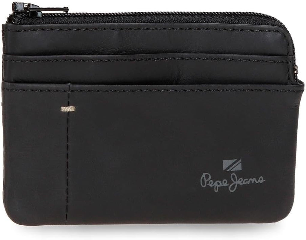 Peněženky a peněženky z hovězí kůže Pepe Jeans, černá, hnědá, námořnická, různé velikosti Pánská peněženka Naty Shop Černá peněženka