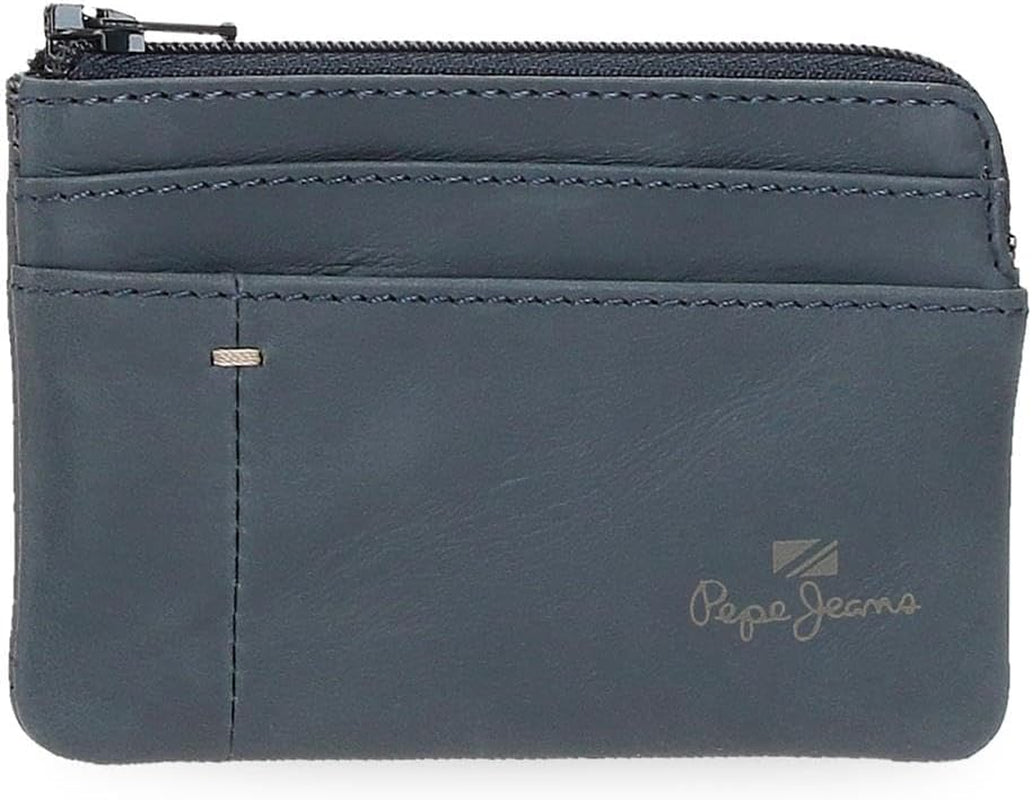 Pepe Jeans Staple Hovězí kůže Černá Hnědá Navy Různé velikosti Pánská peněženka Naty Shop Navy Peněženka