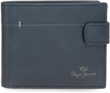 Peněženky a peněženky z hovězí kůže Pepe Jeans, černá, hnědá, tmavě modrá, různé velikosti Pánská peněženka Naty Shop Navy Vertical Wallet