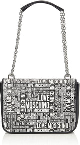 Love Moschino Dámská taška přes rameno Předkolekce podzim-zima 2021 Černé tašky Dámské Naty Shop Výchozí název