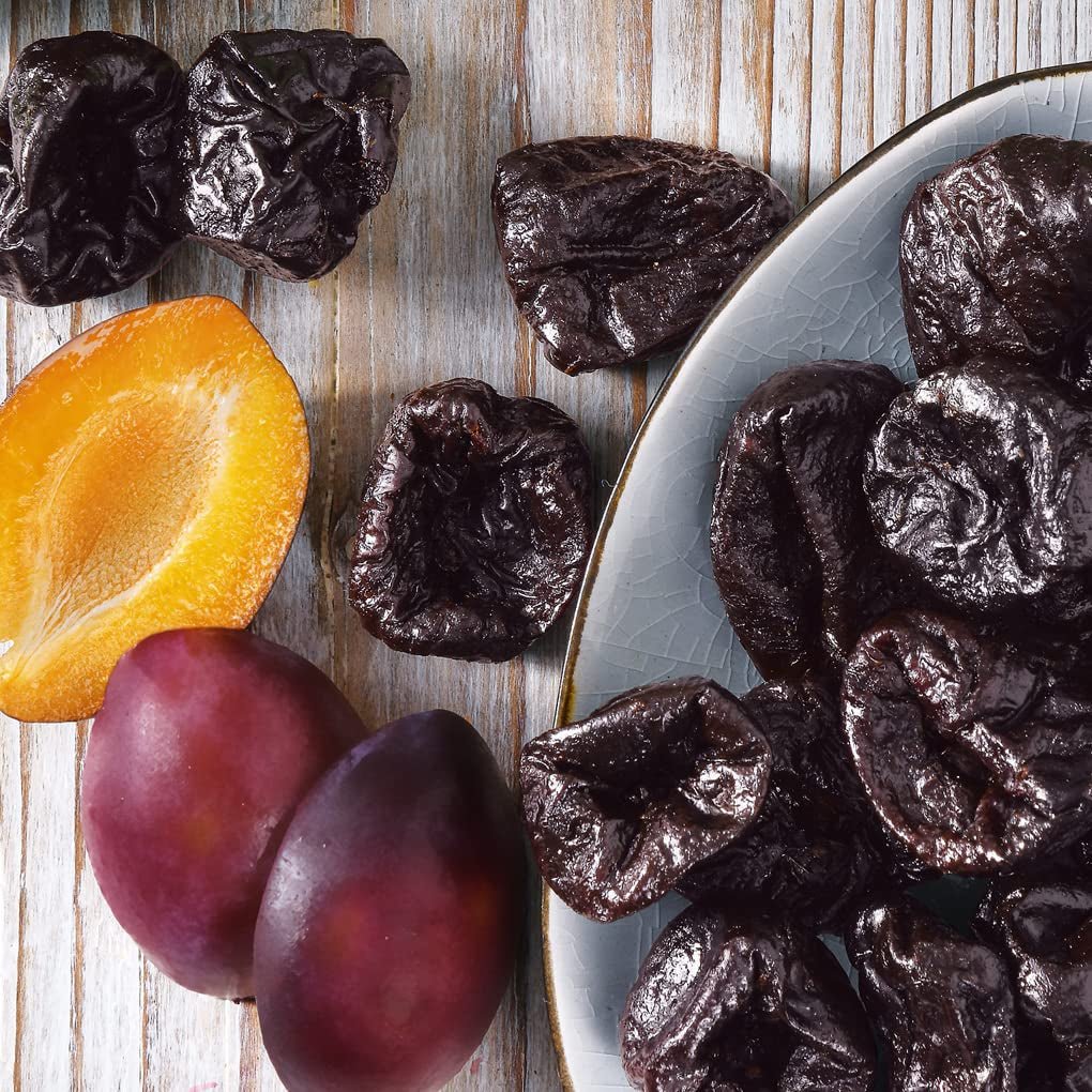 Švestky s peckami 200g - Aromatické, ovocné a přirozeně sladké - Veganské, nesířené, bez pecek a bez přidaného cukru - Nutri-Score A (1 x 200g) Dehydrované produkty Naty Shop