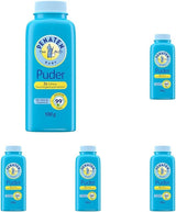 Přírodní dětský pudr Penaten s aloe a vitamínem E (1x 100g) - Chrání citlivou pokožku, absorbuje vlhkost a udržuje pokožku suchou - Dermatologicky schváleno - 99% složek přírodního původu Děti - Péče do koupele a pokožky Naty Shop 100 G (balení 5 ks) Dětský pudr