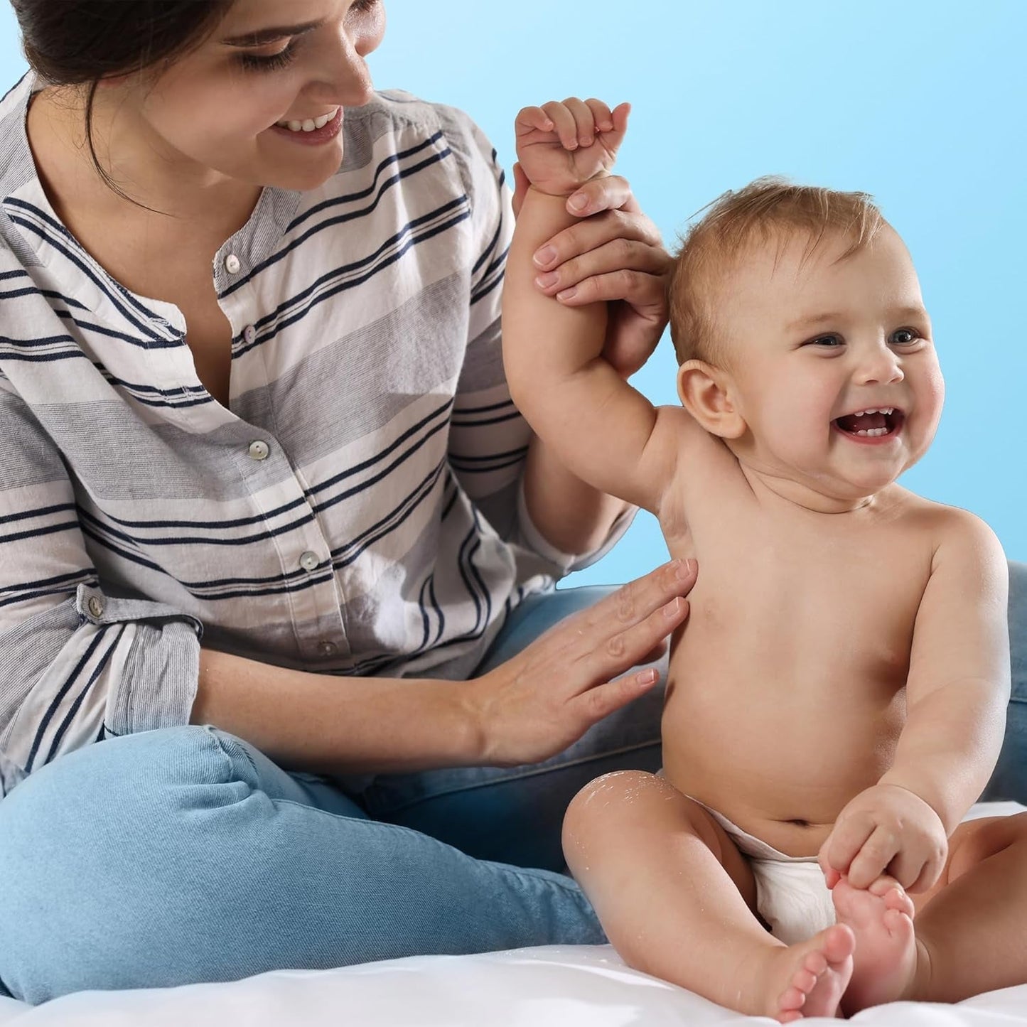Přírodní pudr pro miminka Penaten s aloe a vitamínem E (1x 100g) - Chrání citlivou pokožku, absorbuje vlhkost a udržuje pokožku suchou - Dermatologicky schváleno - 99% složek přírodního původu Děti - Koupel a péče o pleť Naty Shop